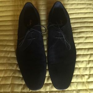 Salvatore Ferragamo Men’s Black Suede Lace-ups